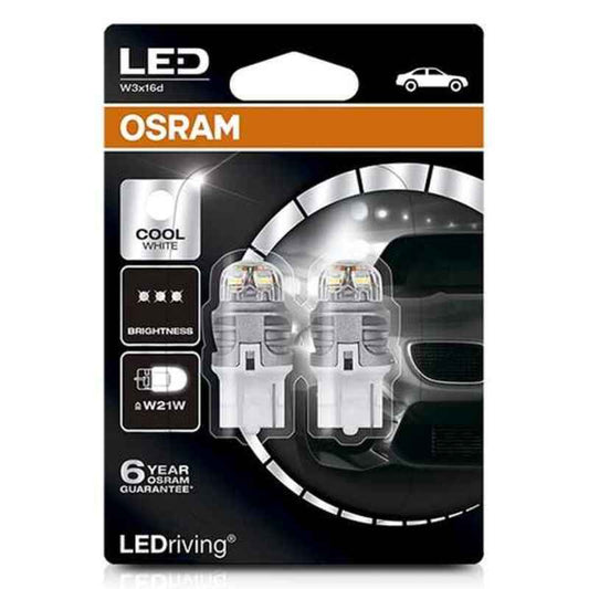 Lâmpada para carro Osram OS7905CW-02B W21W 2W 12V 6000K (2 Peças)