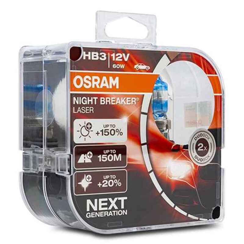 Lâmpada para Automóveis OS9005NL-HCB Osram OS9005NL-HCB HB3 60W 12V (2 Peças)