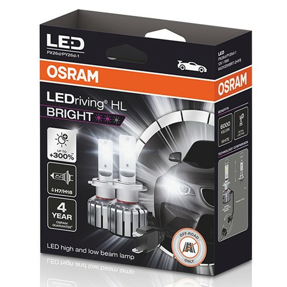 Lâmpada para carro Osram LEDriving HL H7 H18 12 V