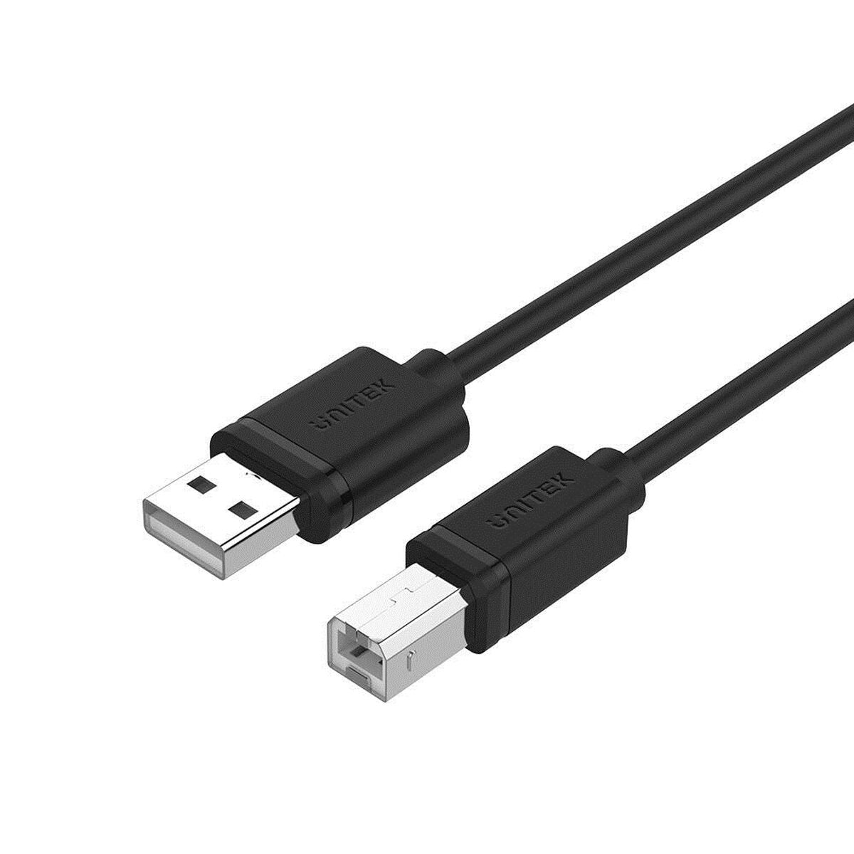 Cabo USB A para USB B Unitek Y-C421GBK Preto 5 m