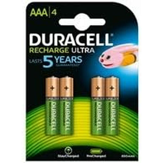 Pilhas Recarregáveis DURACELL DURDLLR03P4B 1,5 V (4 Unidades)