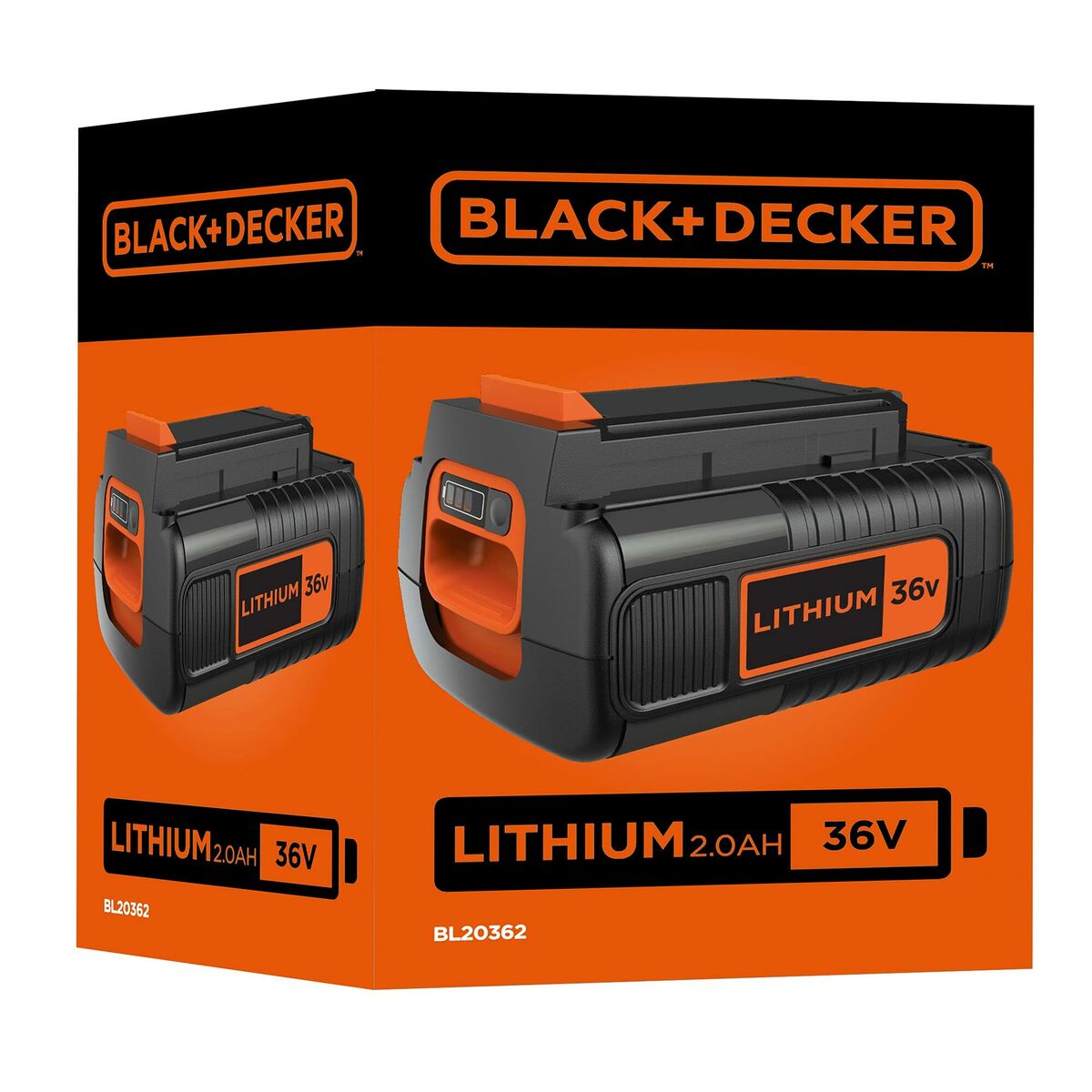Bateria de lítio recarregável Black & Decker BL20362-XJ 2 Ah 36 V