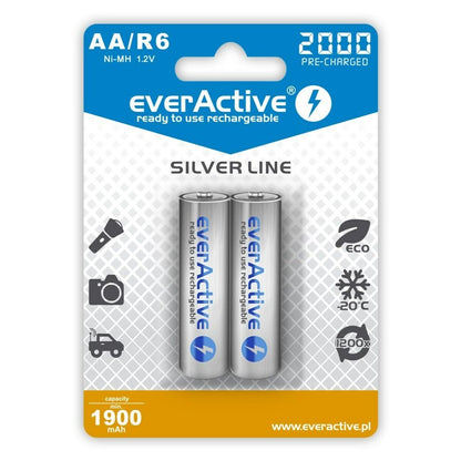 Pilhas Recarregáveis EverActive EVHRL6-2000 2000 mAh 1,2 V
