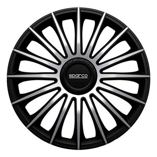 Tampões Sparco Torino CS5 Preto Prateado 15" (4 uds)