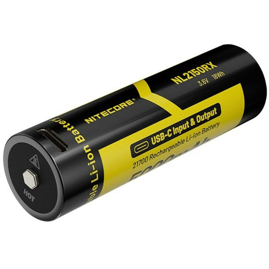 Bateria recarregável Nitecore NT-NL2150RX 5000 mAh 3,6 V 21700