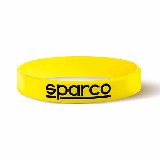 Bracelete Sparco Amarelo Silicone 9 cm (Tamanho único) (10 Unidades)