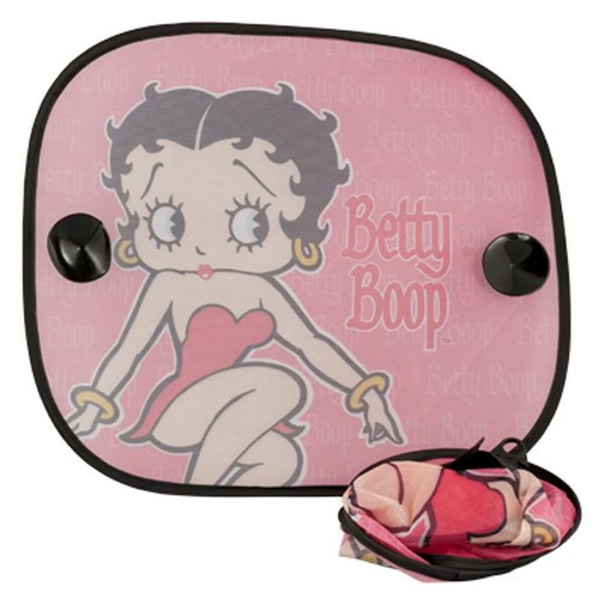 Chapéu de sol lateral Betty Boop BB1041P Cor de Rosa 2 Peças