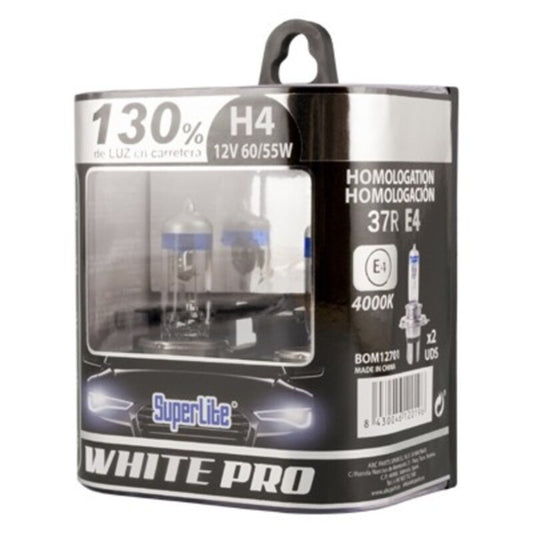 Lâmpada Superlite White Pro H4 12V 55/60W 4000K 37R/E4