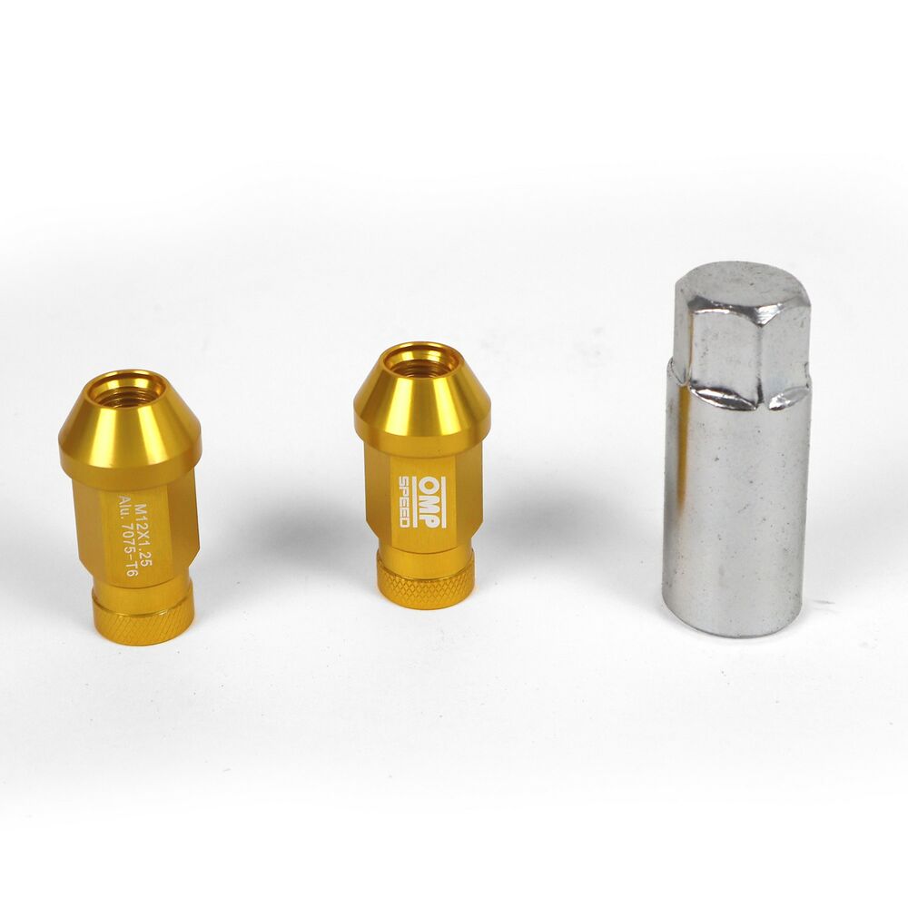Mutternsatz OMP Gold 40 mm 20 Einheiten M12 x 1,50