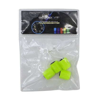 Conjunto de Fichas e Tomadas OCC Motorsport OCCLEV005 4 Unidades Fluorescente Amarelo
