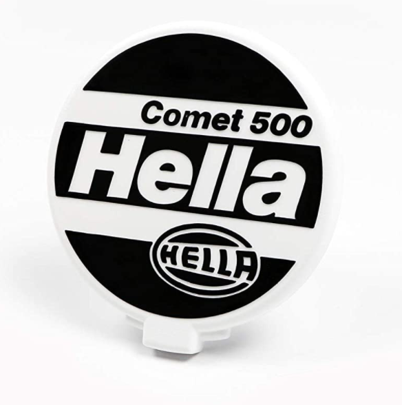 2x faro Hella Comet 500 + coperture (Ø 163 mm)