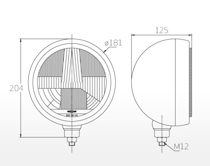 Nebelscheinwerfer SIM 3206 (Ø 180mm)